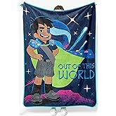 Jay Franco Kids Plush Throw Blanket – Children's Soft & Comfy 46x60 Inches Throw for Couch or Bed – Cozy Home Décor for Living Room & Bedroom, Blue - Elio