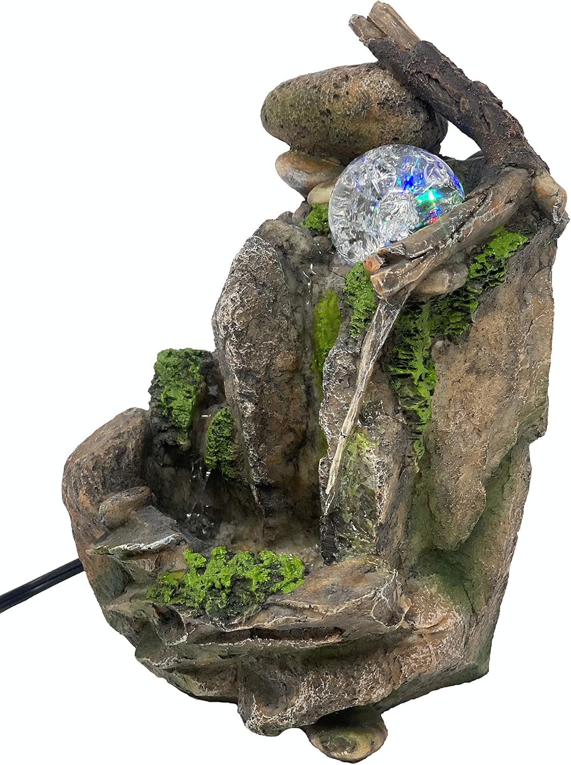 GiftsRDecor Tabletop Fountain Indoor Fountain Waterfall Nature's Garden: Home & Kitchen
