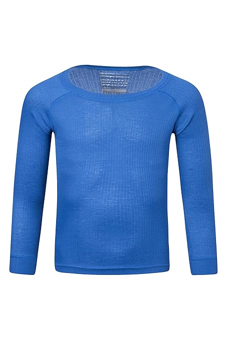 Mountain Warehouse Talus Kinder-Rundhalsoberteil Unterhemd Thermounterwäsche Skiunterwäsche Langarmshirt Winter Baselayer