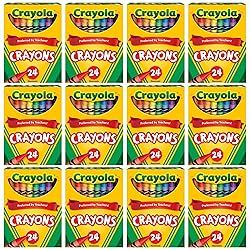 Crayola Crayons Bulk, 12 Packs of 24 Count