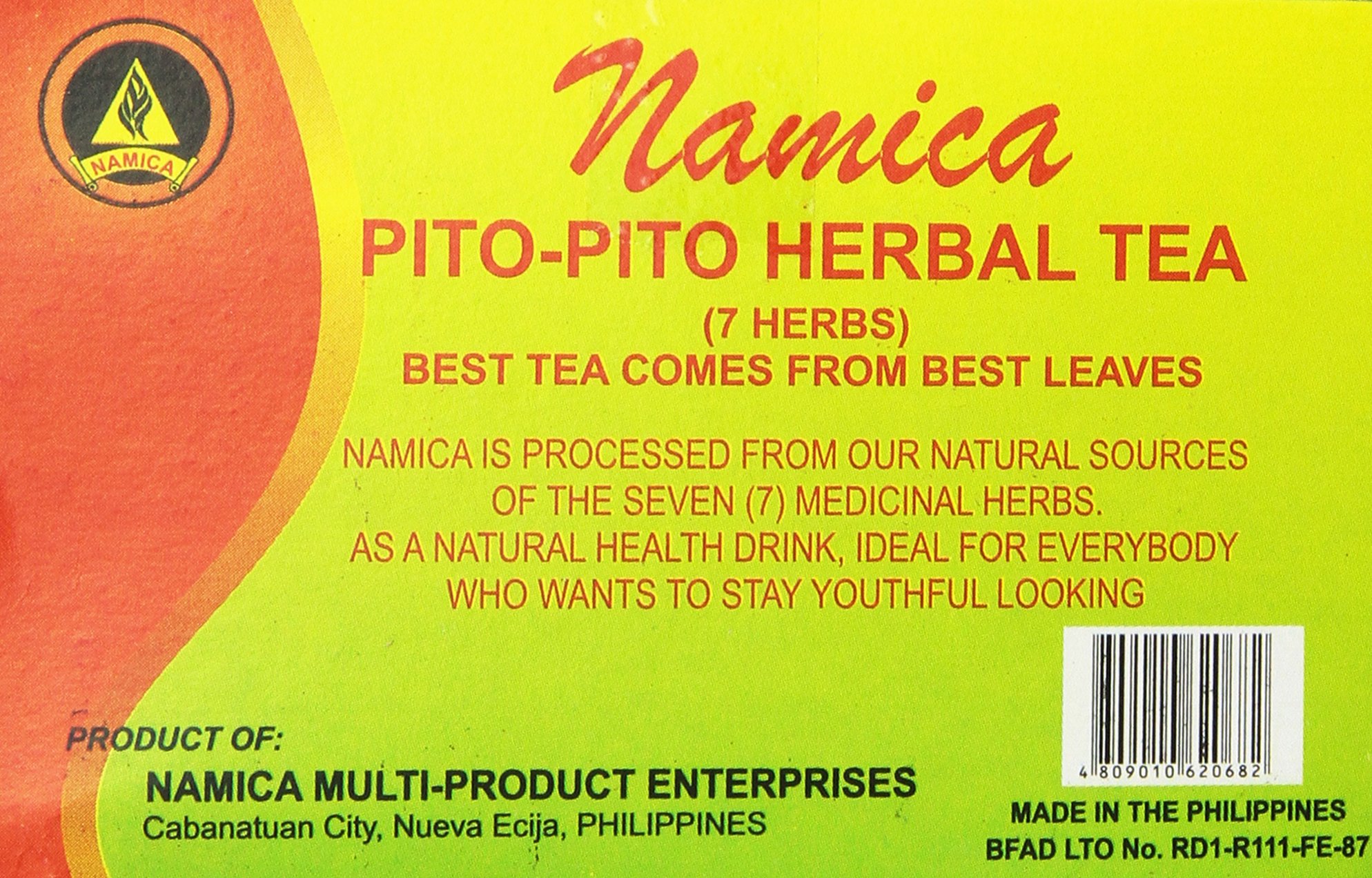Namica Pitopito All Natural Health Drink Herbal Tea 30 Tea Bags Buy