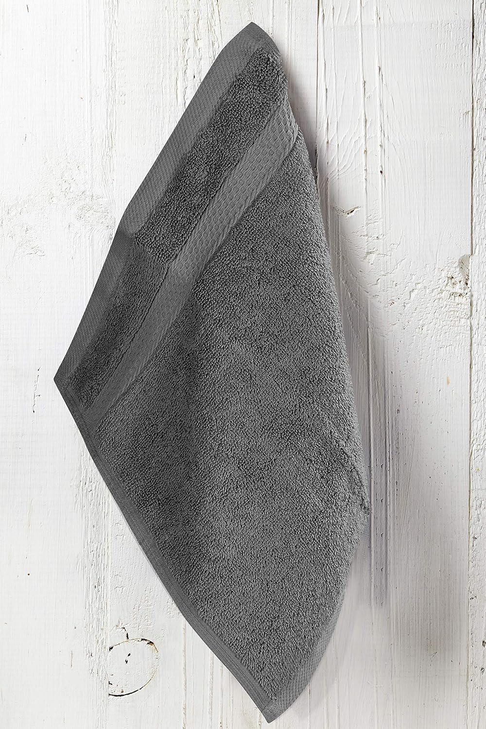 Utopia Towels - Luxury Washcloths Set 12 x 12 inches, Grey - 700 GSM 100% Cotton Premium Quality Flannel Face Cloths, Highly Absorbent and Soft Feel Fingertip Towels (12-Pack): Home & Kitchen
