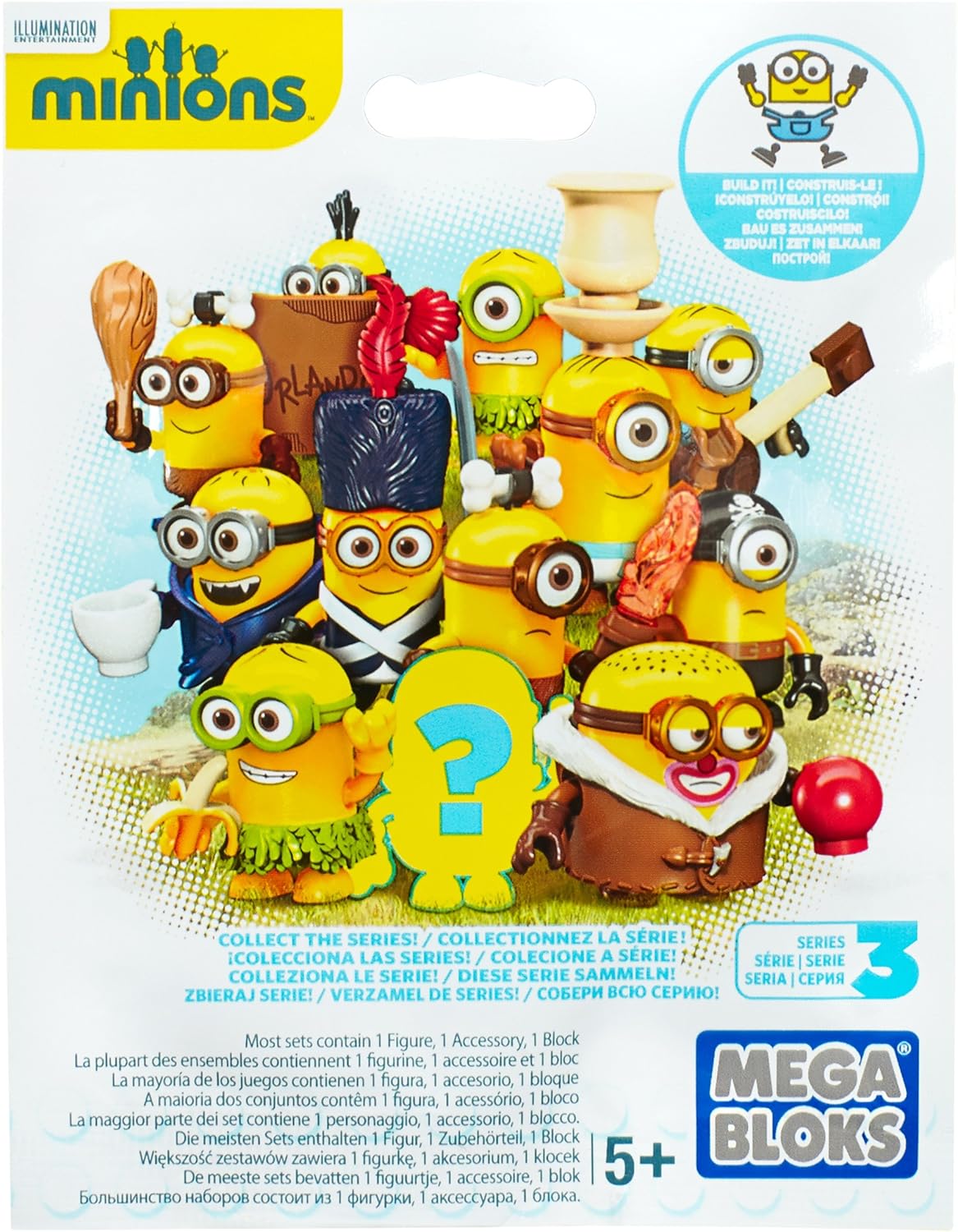 Mega Construx Minions Buildable Blind Packs Series III (Styles May Vary