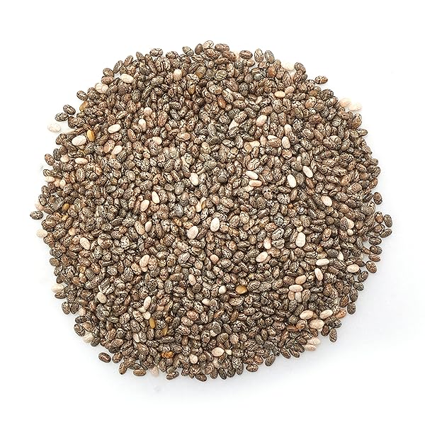 YUPIK RAW BLACK CHIA SEEDS, 2.2 LB (35.2 OZ), GLUTEN-FREE, KOSHER, VEGAN, NATURAL SEEDS, PLANT-BASED SUPERFOOD, RICH IN FIBER, SOURCE OF OMEGA-3, IDEAL FOR CHIA PUDDING & SMOOTHIES, GELS EASILY