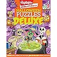 Halloween Puzzles Deluxe: Halloween Activity Book for Kids, 135 Glow-in-the-Dark Stickers, 96-pages of Mazes, Puzzles with Halloween Crafts & Recipes (Highlights Hidden Pictures)