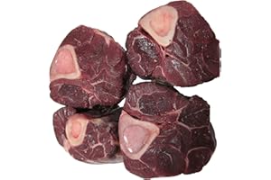 Bison center cut shank USDA inspected (4 osso buco per bag) (1 bags of 4) - TenderBison