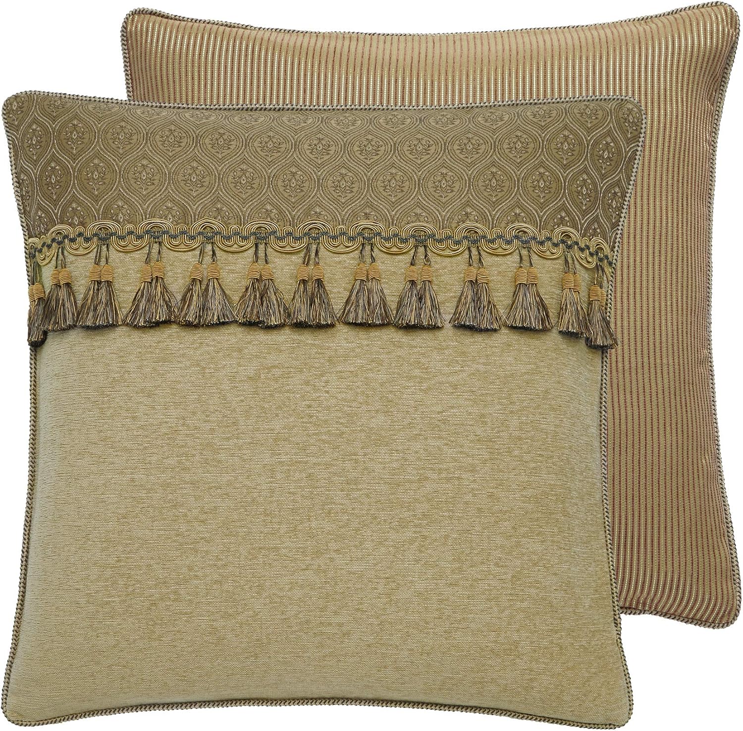 Home & Kitchen Croscill Ashton European Sham Multi Bedding