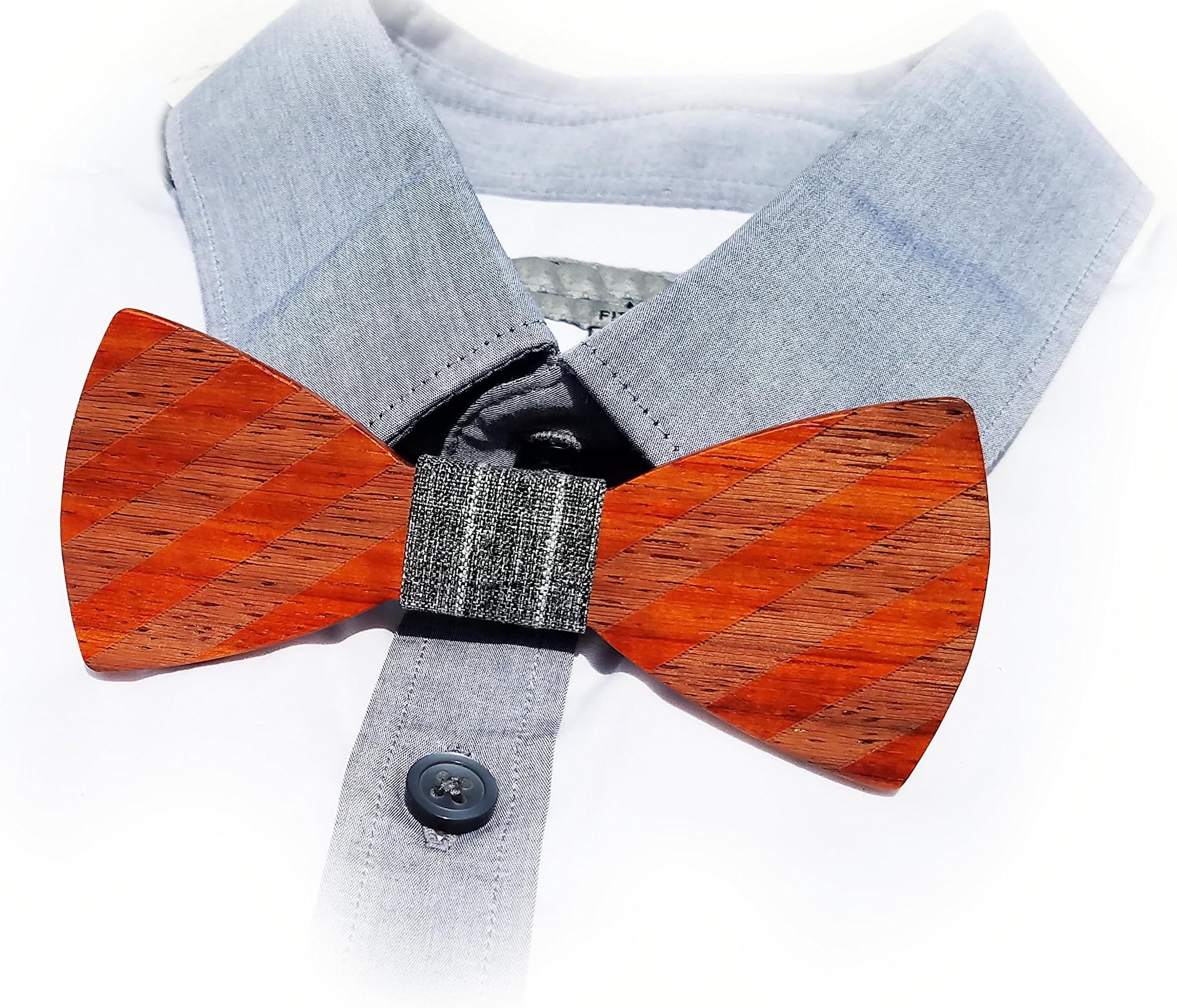 Mens wooden bow tie Alexander IV