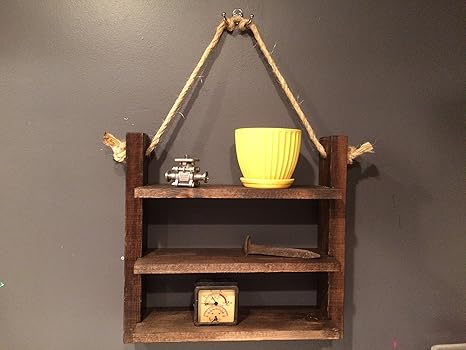 Amazon Com Rustic Bathroom Shelf Wooden Shelves Rustic Home