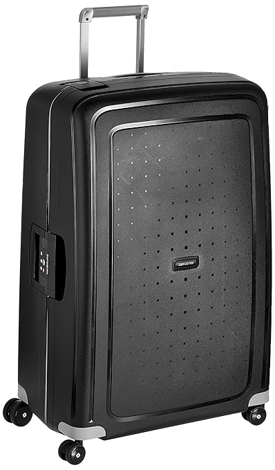 Samsonite SCure Polypropylene 55 cms Black Carry-On (10U (0) 09 703)