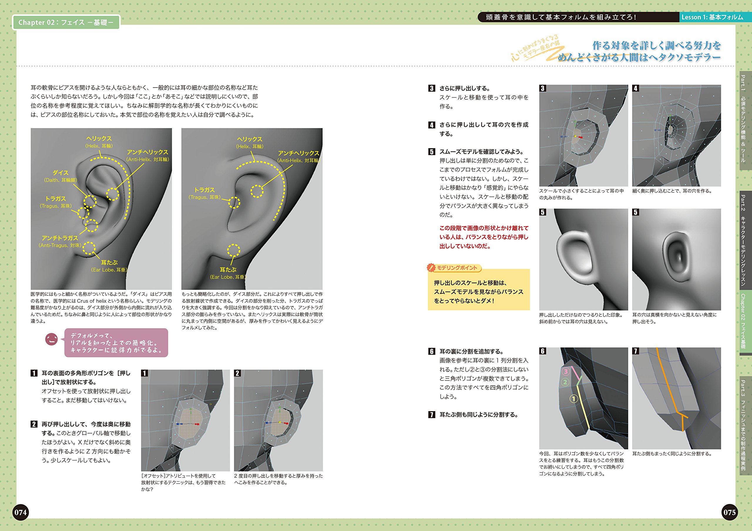 Autodesk Mayaキャラクターモデリング造形力矯正バイブル へたくそスパイラルからの脱出 Amazon Com Books