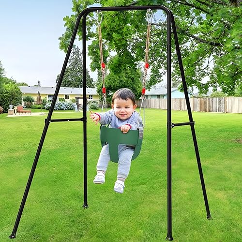 Metal Swing Belt Swing Seat Big Brutus Heavy-Duty Metal A-Frame