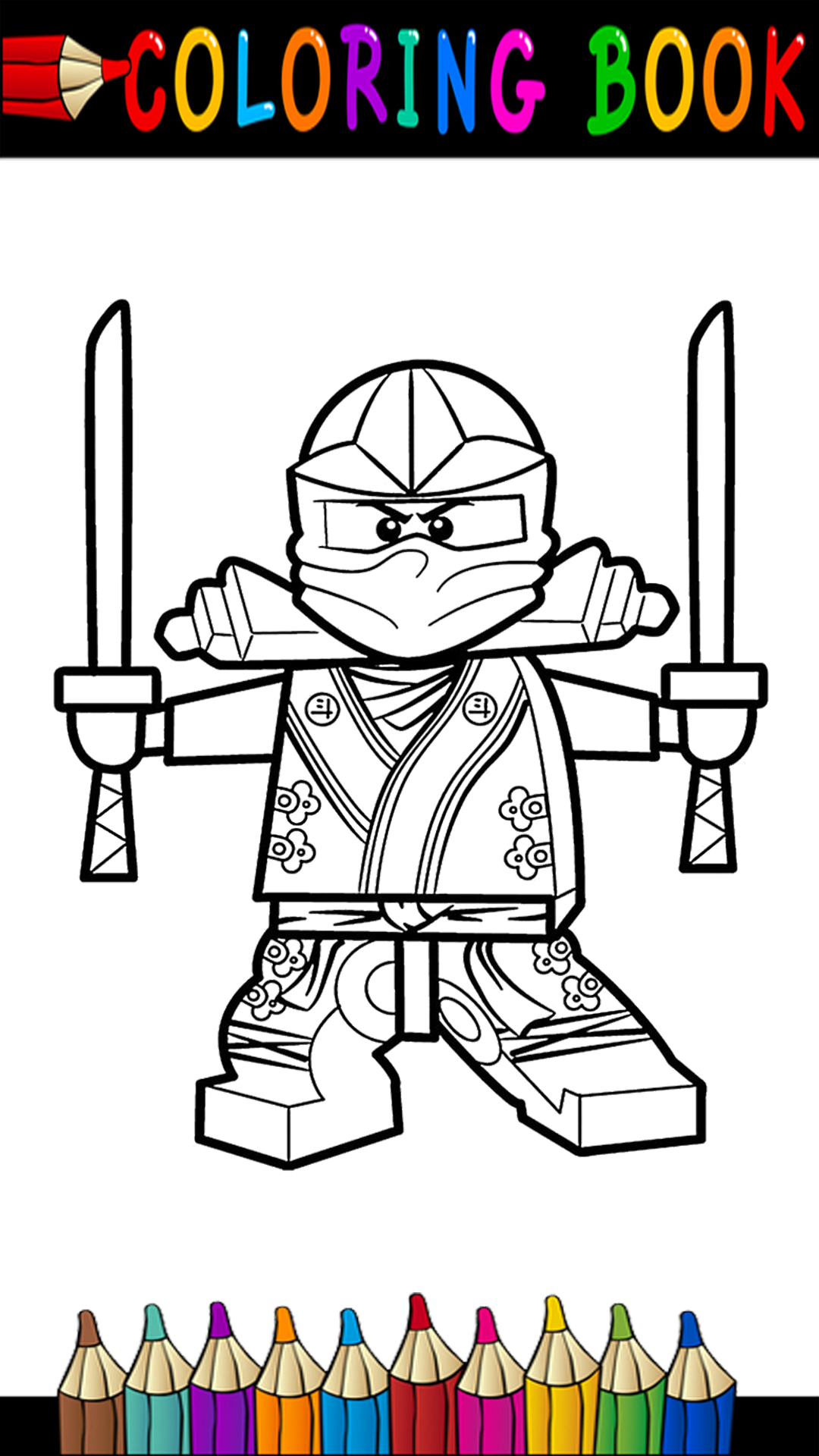 Among Us Ninja Coloring Pages