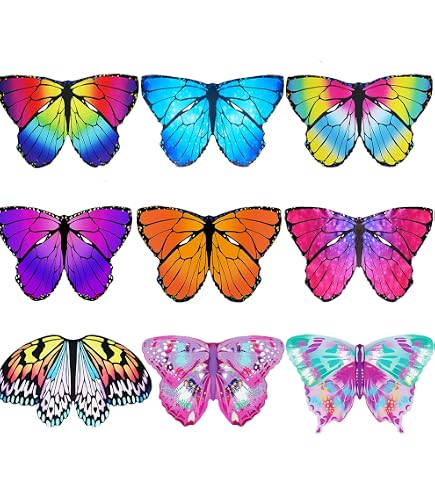 LDBKLGHJ Diademas De Antena De Mariposa – Set De 4 Piezas (2 Negras Y 2 Rojas) Para Fiestas, Halloween Y Disfraces De Insecto