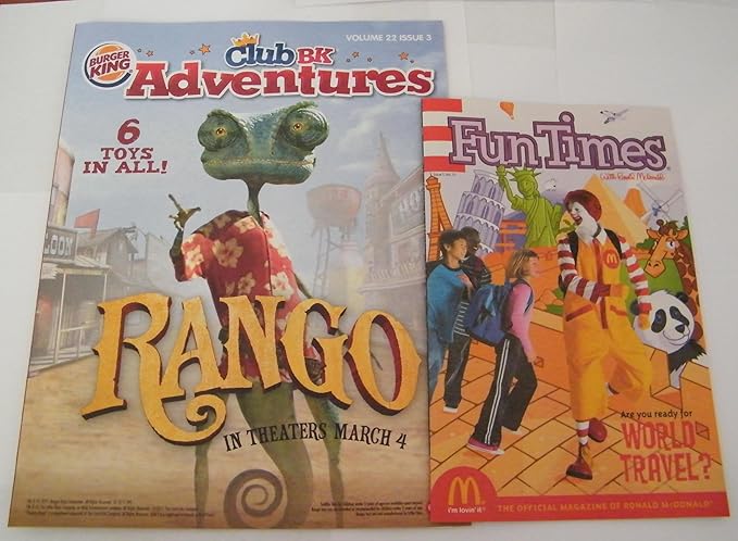 rango burger king toys