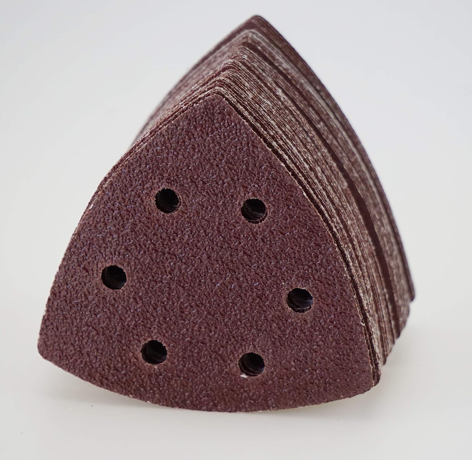 Velcro® sanding triangle/sandpaper for delta sanders 93 mm x 93 mm x 93