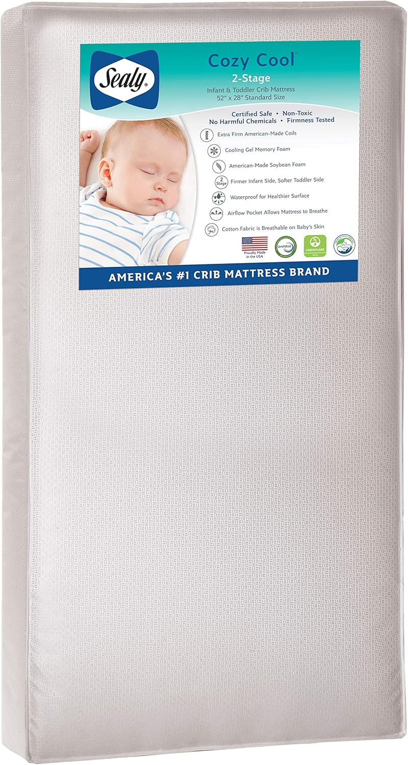 sealy soybean everedge crib mattress canada
