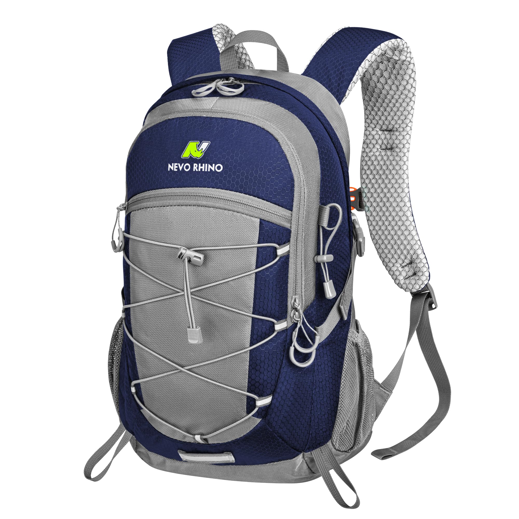 Photo 1 of **GREEN-BLACK-GREY**N NEVO RHINO Hiking Backpack 20L Water Resistant Outdoor Day Pack,Lightweight Travel Small Backpack for Men Women