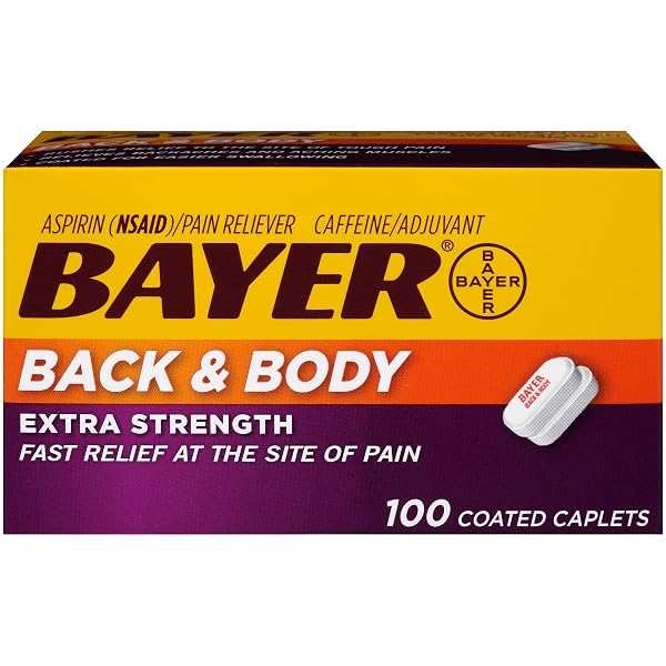 EXTRA STRENGTH BAYER ASPIRIN, 500MG COATED TABLETS, RUSHES...