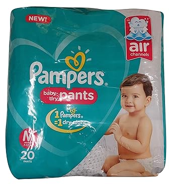 pampers dry pants medium