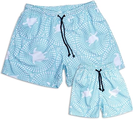 short de bain pere fils