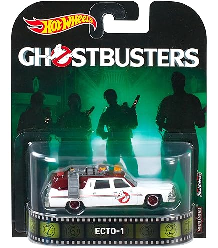 Amazon.com: Hot Wheels Ghostbusters Series Exclusive 7/8 ECTO-1