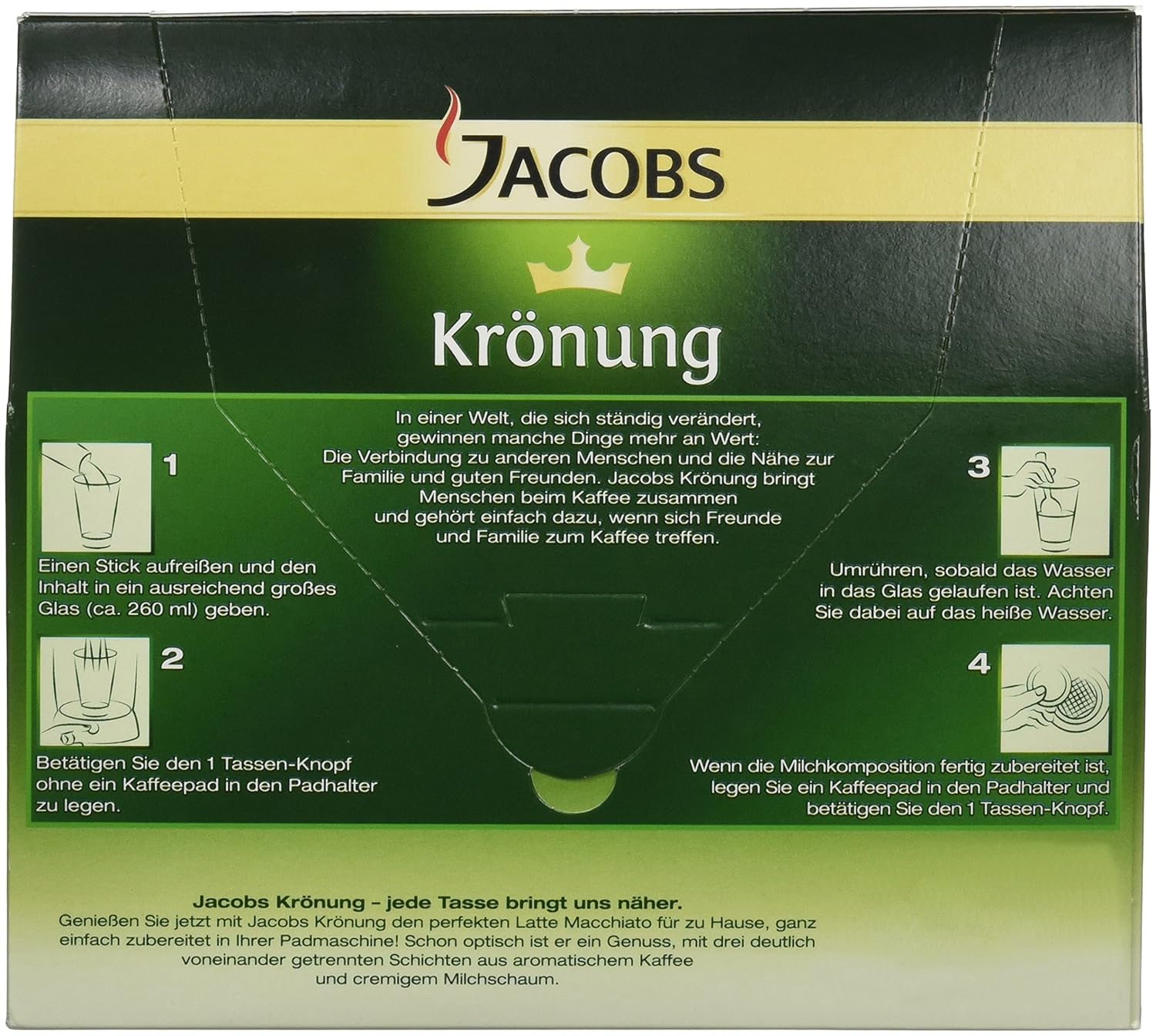 Jacobs Kaffeepads Latte Macchiato 14 Senseo Kompatible Pads Fur 7