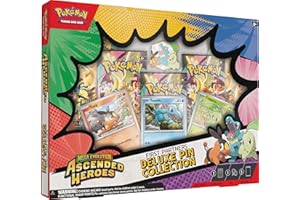 Pokémon TCG: Mega Evolution—Ascended Heroes First Partners Deluxe Pin Collection (3 Foil Promo Cards, 1 Deluxe Pin & 5 Booste