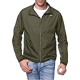 TRAILSIDE SUPPLY CO. Mens Windbreaker Jackets Lightweight Packable Jacket,Windproof and Dustproof