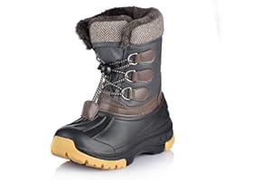 NOVA FOOTWEAR Nova Mountain Boy's and Girl's Waterproof Winter Snow Boots