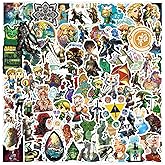 JSYAVG 120pcs The Legend of Zelda: Tears of The Kingdom Stickers for Girls Kids Teens Adult,Waterproof Vinyl Decal for Water Bottle Skateboard Guitar Travel Case Bike Laptop Car Bumper Luggage Phone