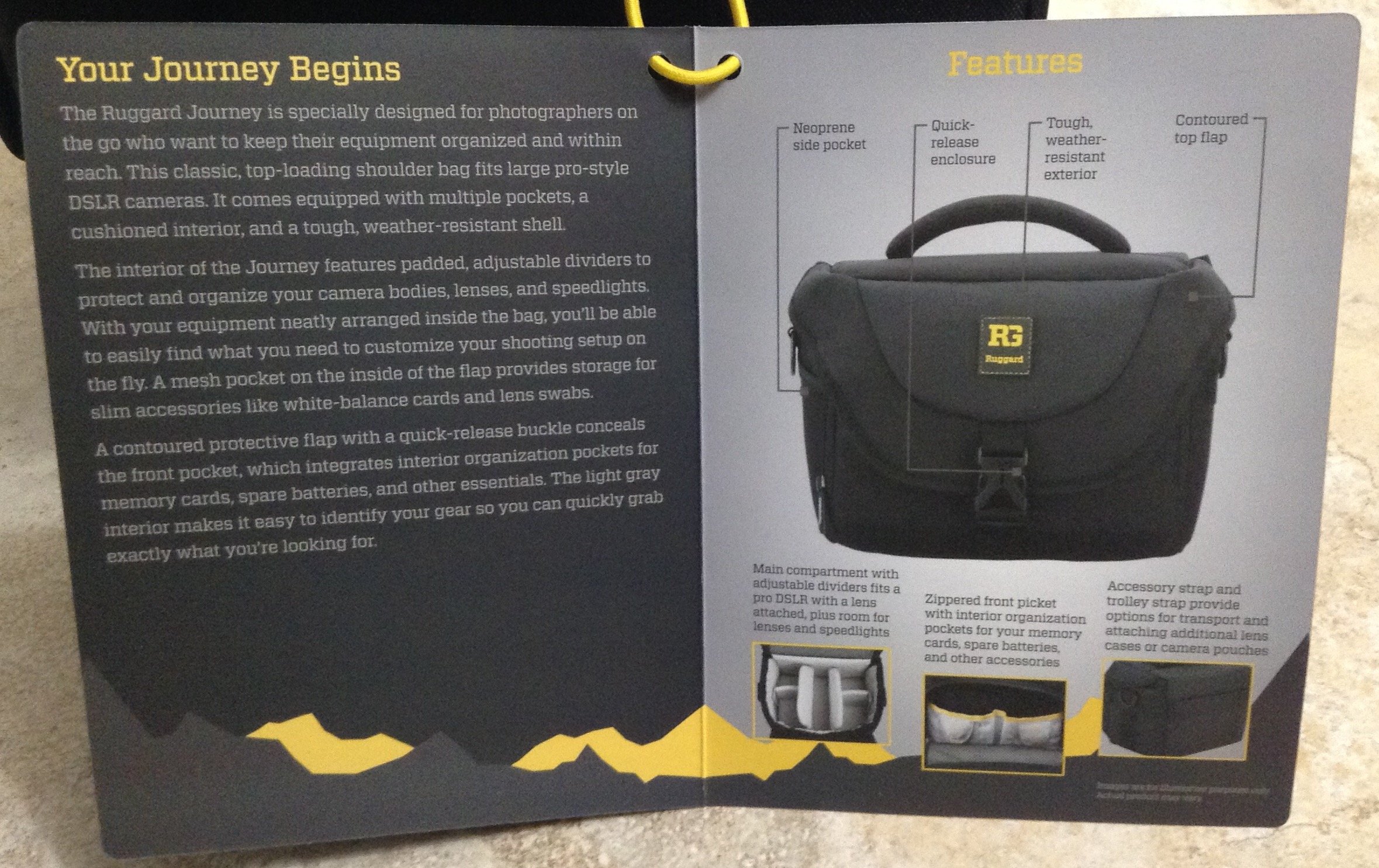 ruggard journey 34 dslr shoulder bag