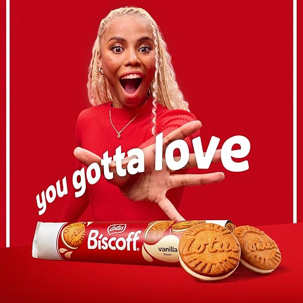 LOTUS VANILLA FLAVOR BISCOFF SANDWICH COOKIES, 5.29 OUNCES (PACK OF 9)