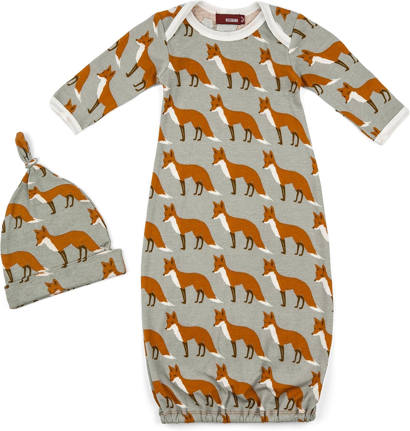 organic newborn gown