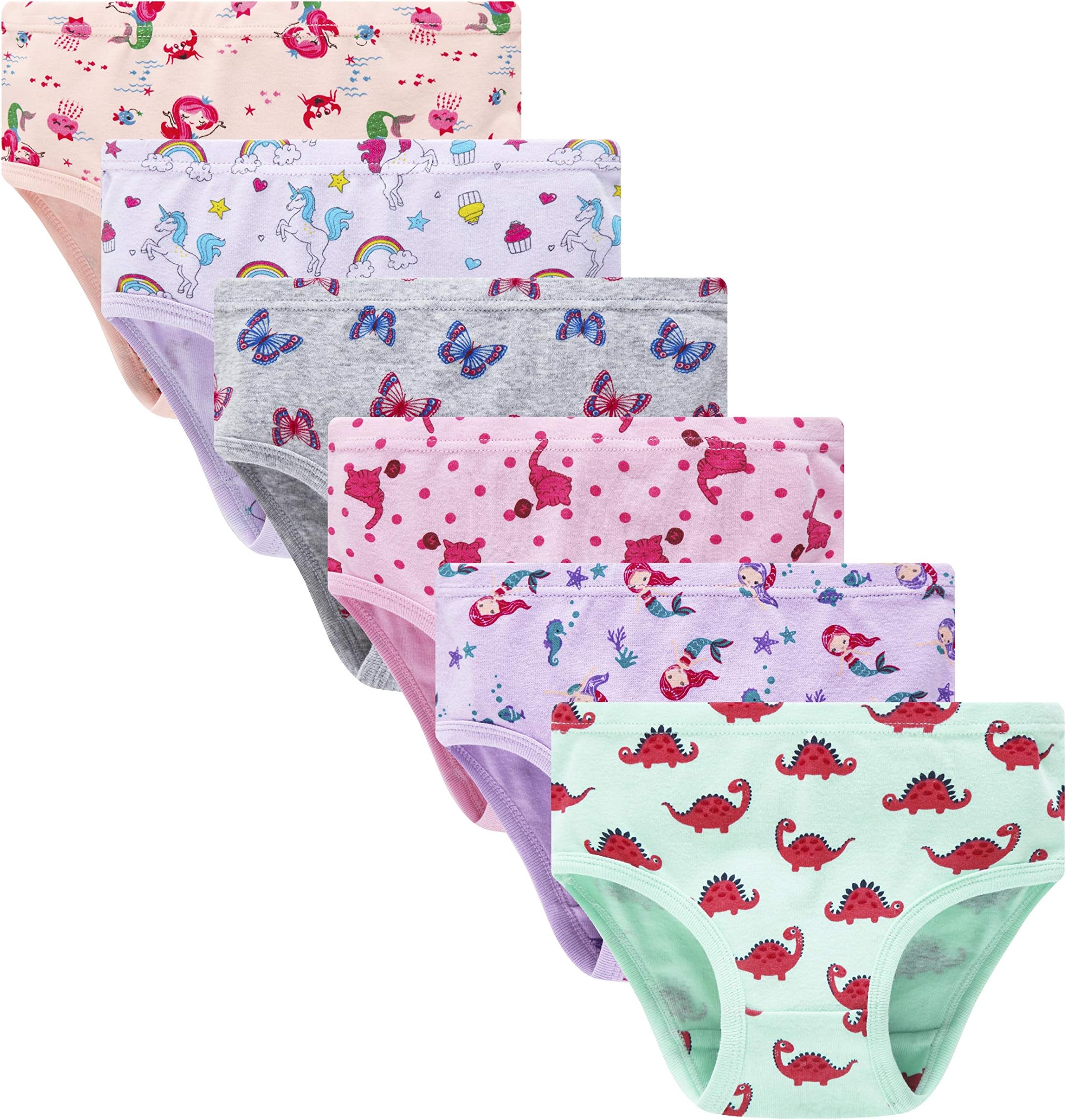 Cadidi Dinos Little Girls Soft Underwear Toddler Baby Panties Kids Briefs