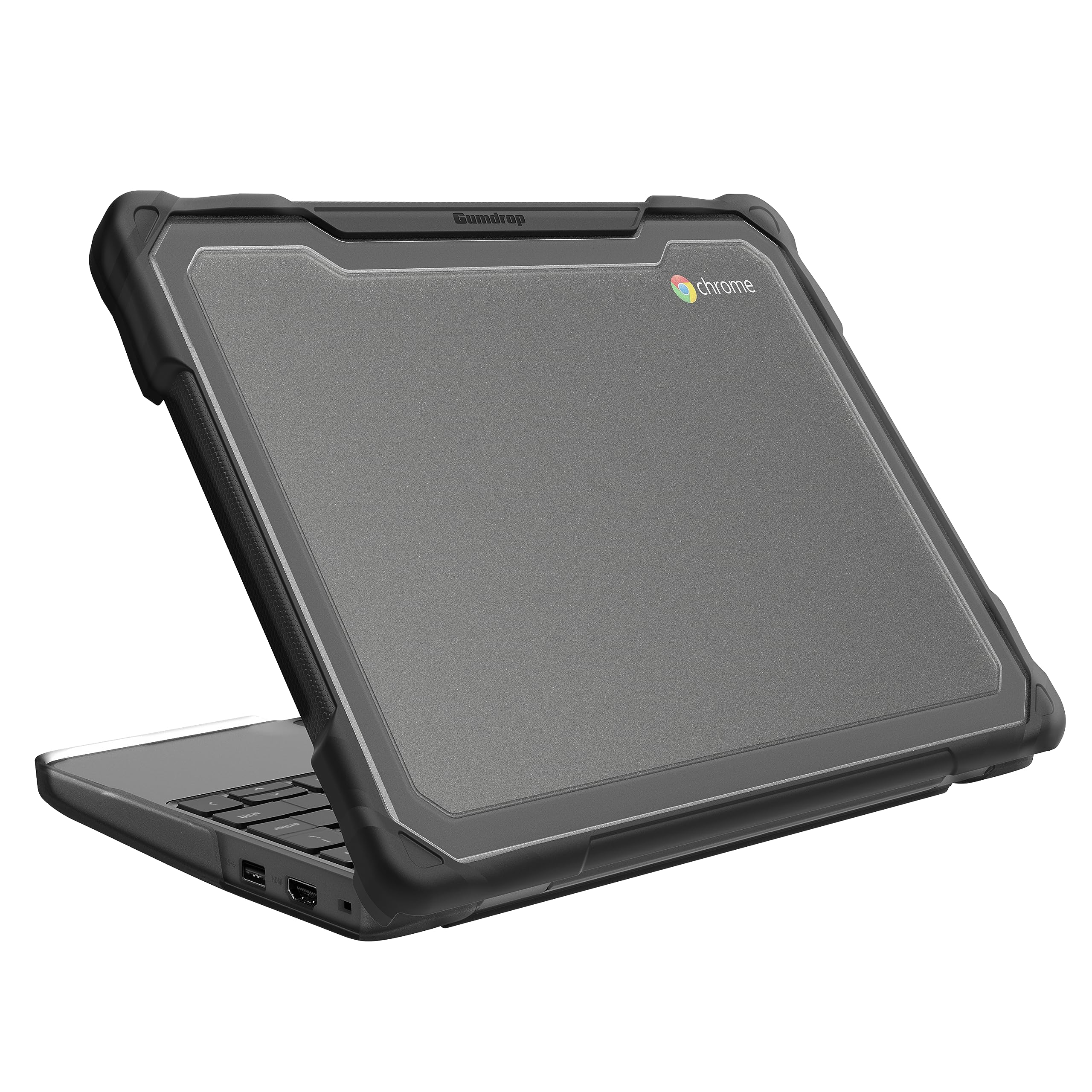 Photo 1 of Gumdrop SlimTech Laptop Case Fits Lenovo 100e | 100w Gen 4 (Clamshell) Rugged Drop Tested Shockproof Lightweight Reliable Device Protection for Kids K-12 Students School Office or Business Use - Black