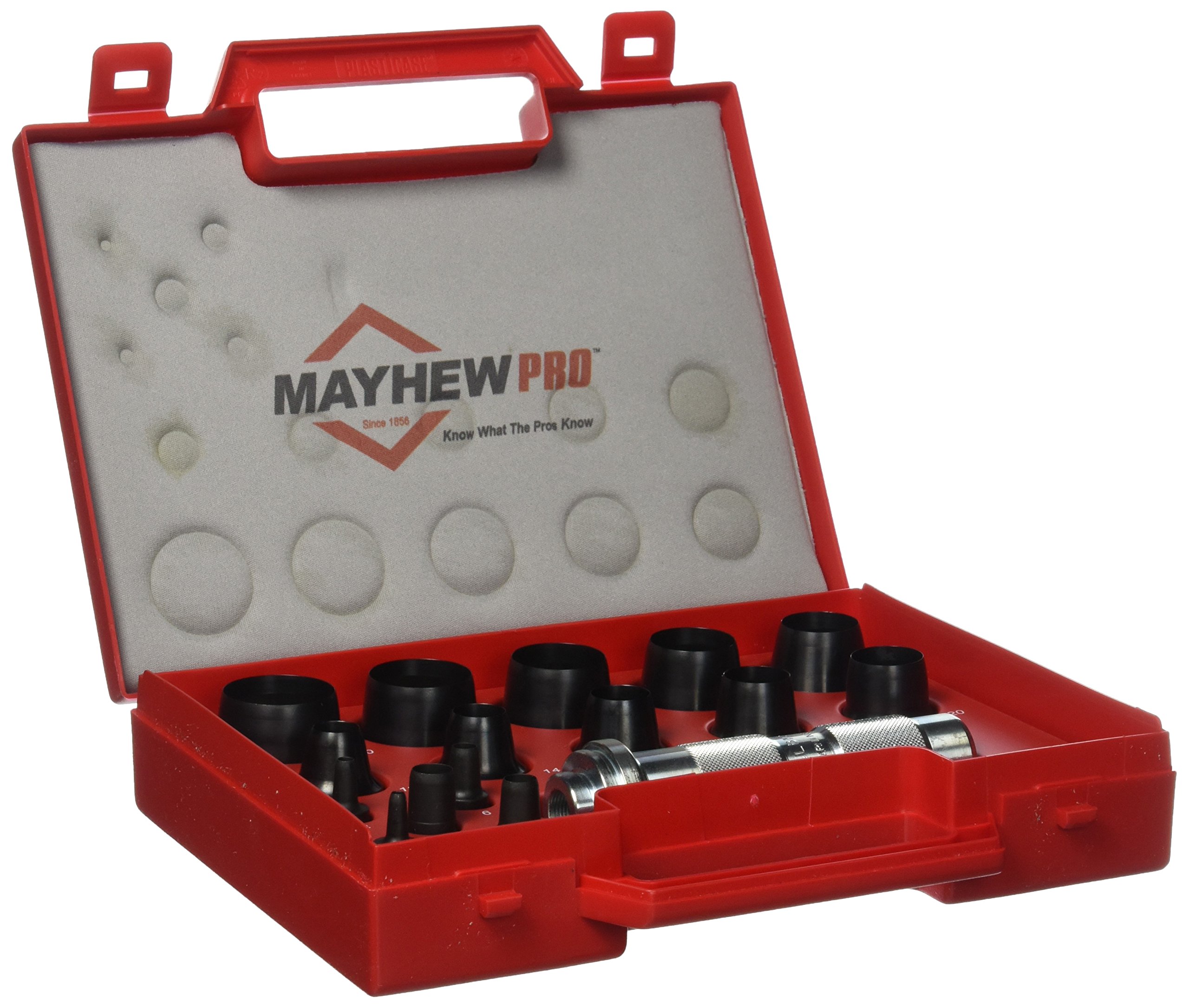 Mayhew Pro 66004 3 mm to 30 Metric Hollow Punch Set