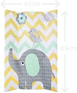 Babycurls Deluxe Anti-Roll PVC Changing Mat Elephant Chevron 69x45x8cm view 6