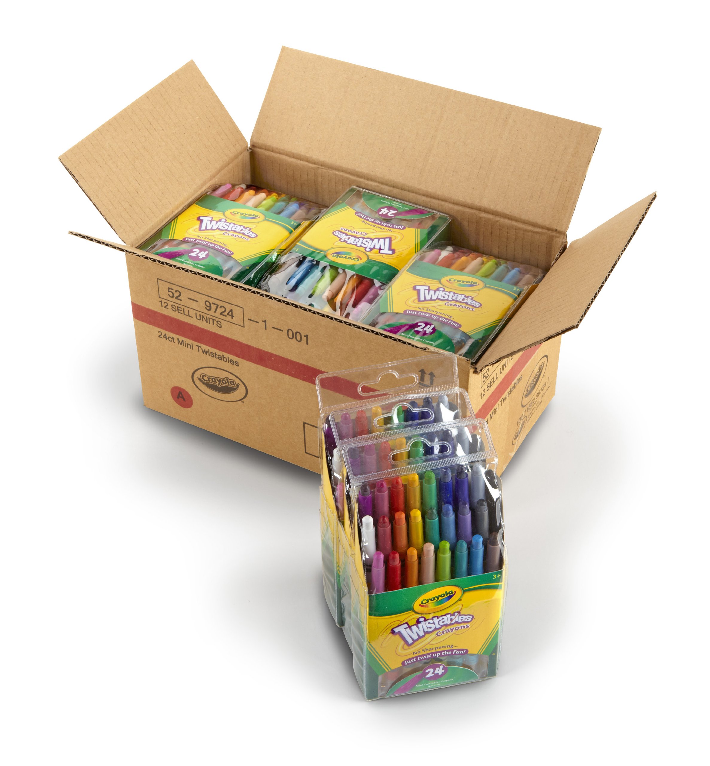 Photo 1 of Crayola Mini Twistable Crayons, 24 Count