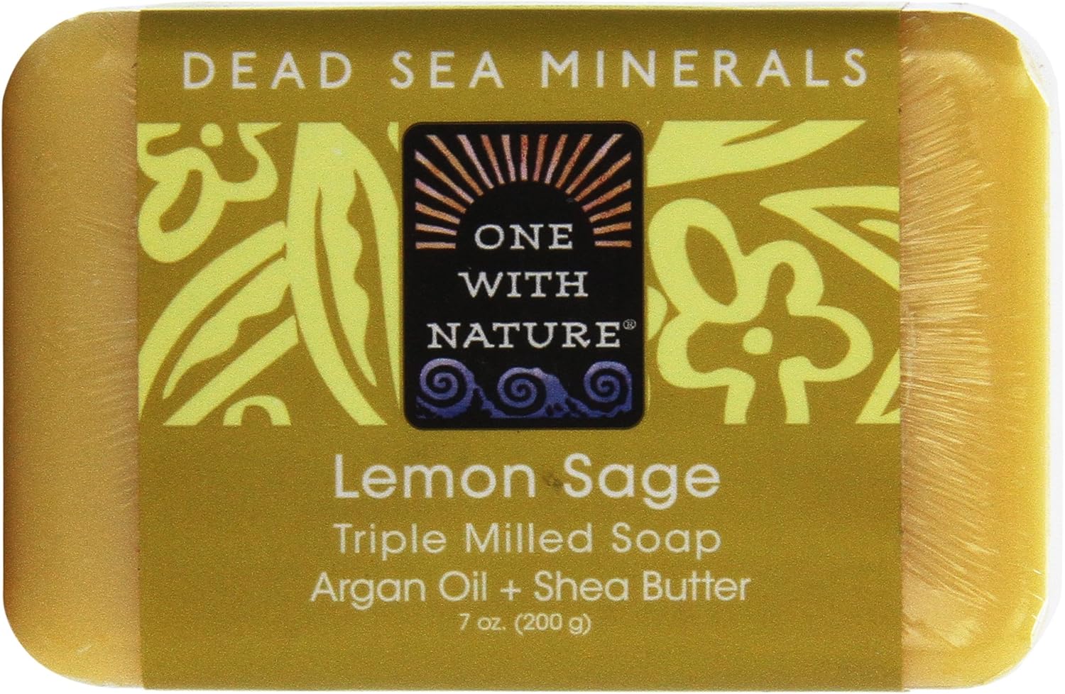 One With Nature Dead Sea Mineral Bar Soap Lemon Verbena 7 Oz Health Personal Care Amazon Com