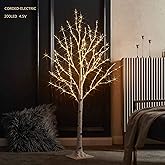 LITBLOOM Lighted Birch Twig Tree with Fairy Lights 4FT 200 LED Lights for Indoor Outdoor Home Christmas Easter Holiday Decoration