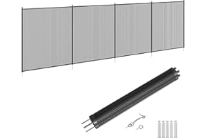 LALFPET Removable Pool Fence for Inground & Above Ground Pools – Durable PVC Mesh, Easy DIY Installation, Outdoor Safety Barr