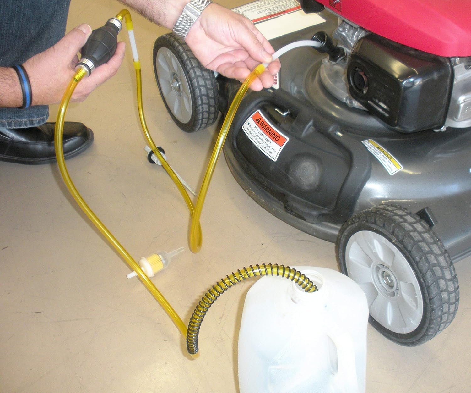 GasTapper G.T Power Equipment Fluid Extractor Pump for Gas, Oil, Water, Anti-Freeze Great on Lawnmowers, Power Equipment, Motorcycles - USA Assembly & Hose - Click at top of This Page for Full Store: Automotive