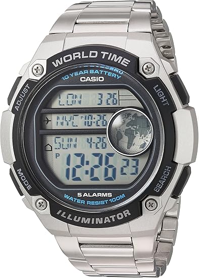 casio men's water resistant watch