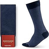 Marcoliani Milano Mens Dress Socks - Birdseye Elegance | Essence of Cotton