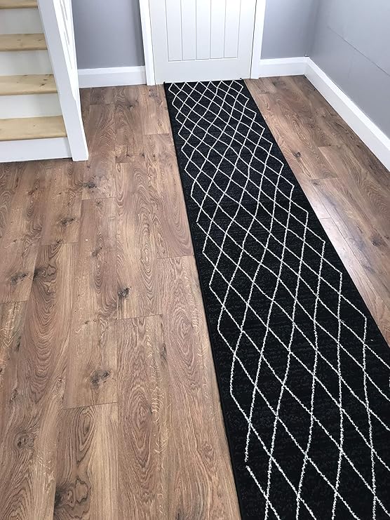 SrS Rugs® Luna Collection, Modern Long Carpet Runner Rug for Entrance