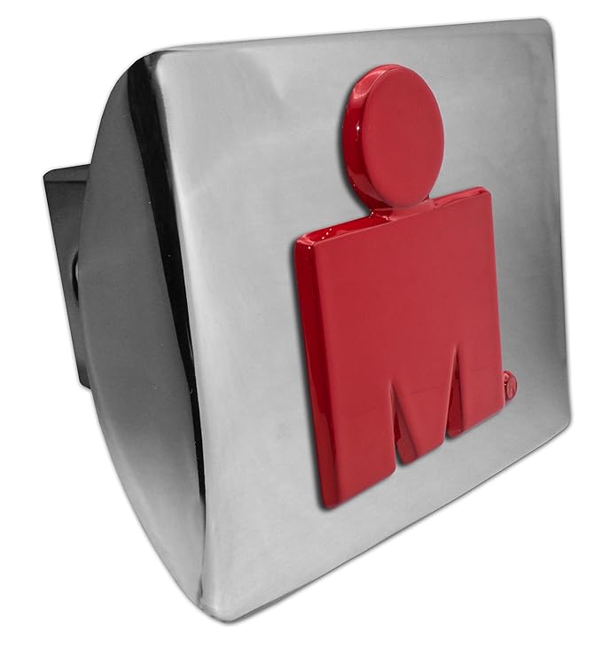 Elektroplate Ironman Triathlon Red and Chrome Metal Hitch Cover Amazon