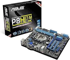 ASUS P8H67-M LX LGA 1155 SATA 6Gbps Intel H67 DDR3 1333 Micro ATX