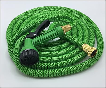 Amazon Com Snaky Hose Snaky 50 Flex Garden Hose 50 Feet Expandable With 7 Function Sprayer Garden Outdoor