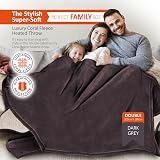 Warmer Luxury Heated Throw Blanket 200x180 cm Digital Timer 9 Heat Settings view 2